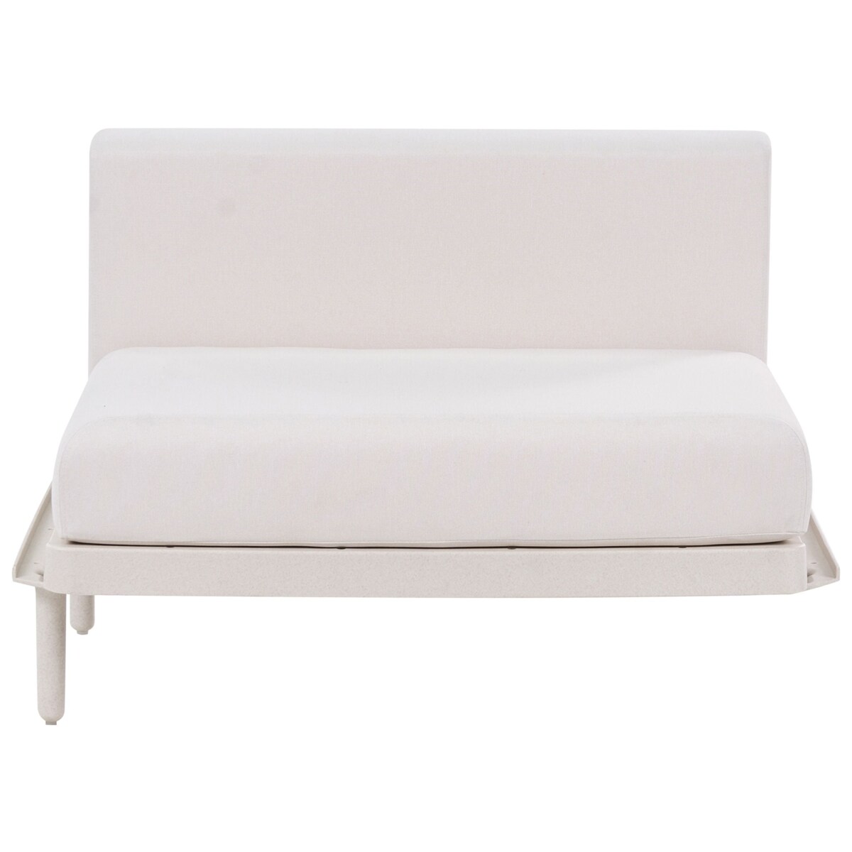 Moduł środkowy do sofy ogrodowej FERRETTI Jasnobeżowy