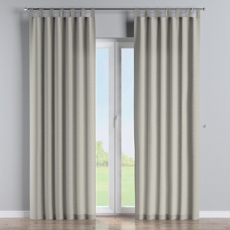 Zasłona na szelkach 1 szt. 130x260 beżowy