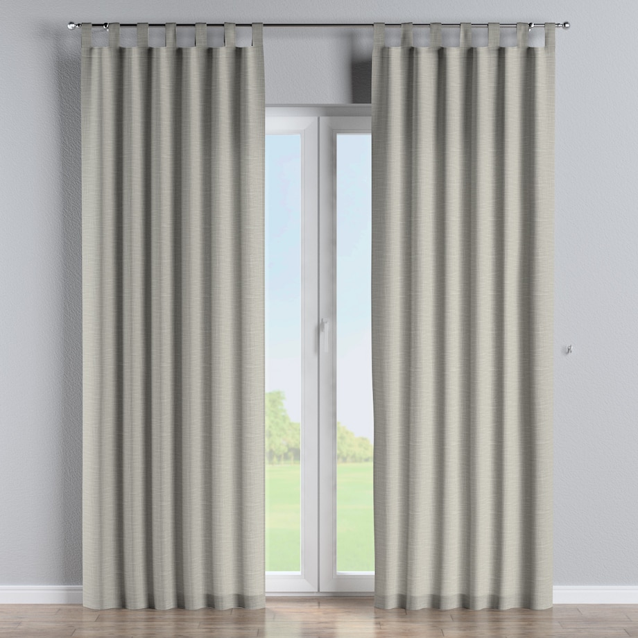 Zasłona na szelkach 1 szt. 130x260 beżowy