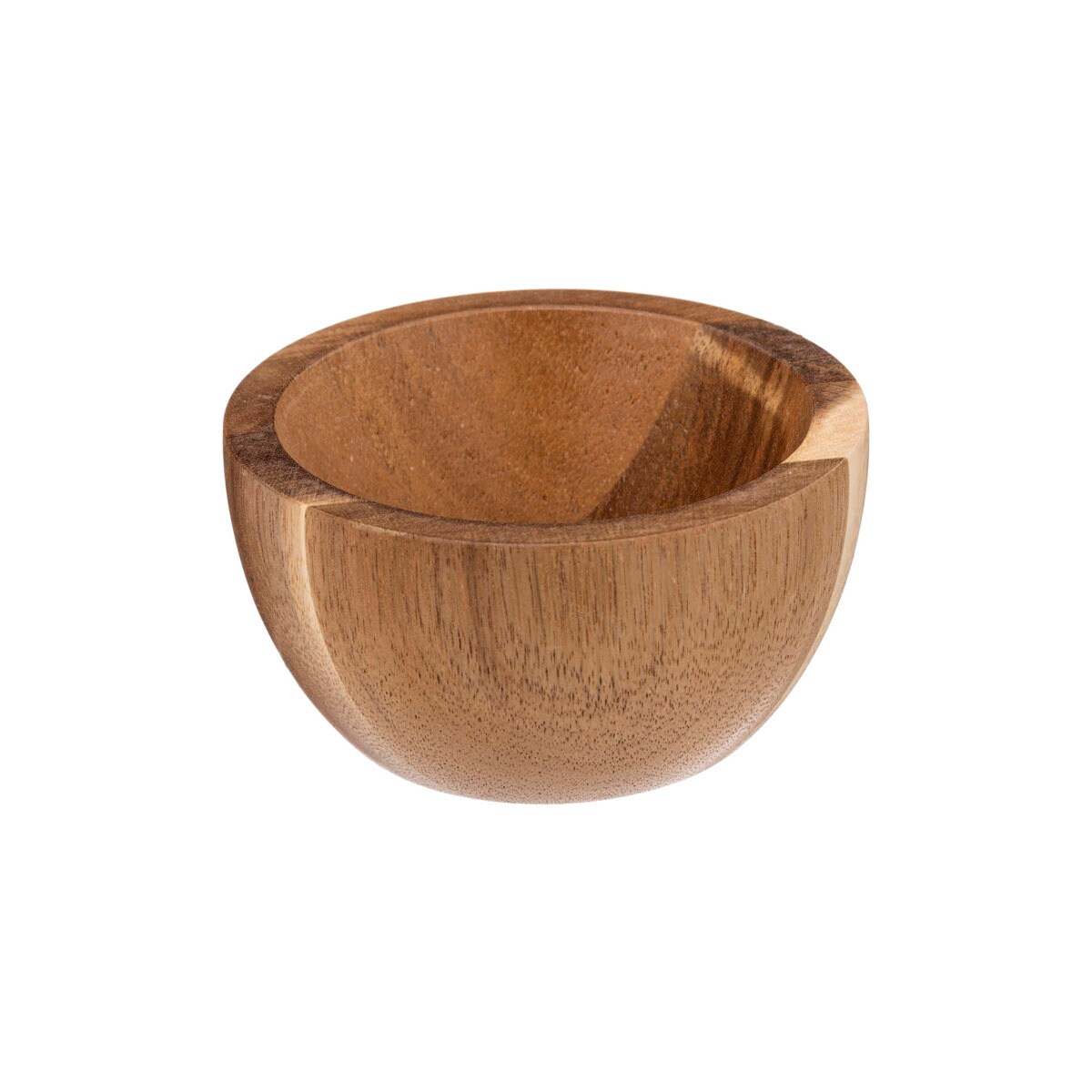 Miseczki do przekąsek na podstawce z drewna akacjowego, 4 elementy