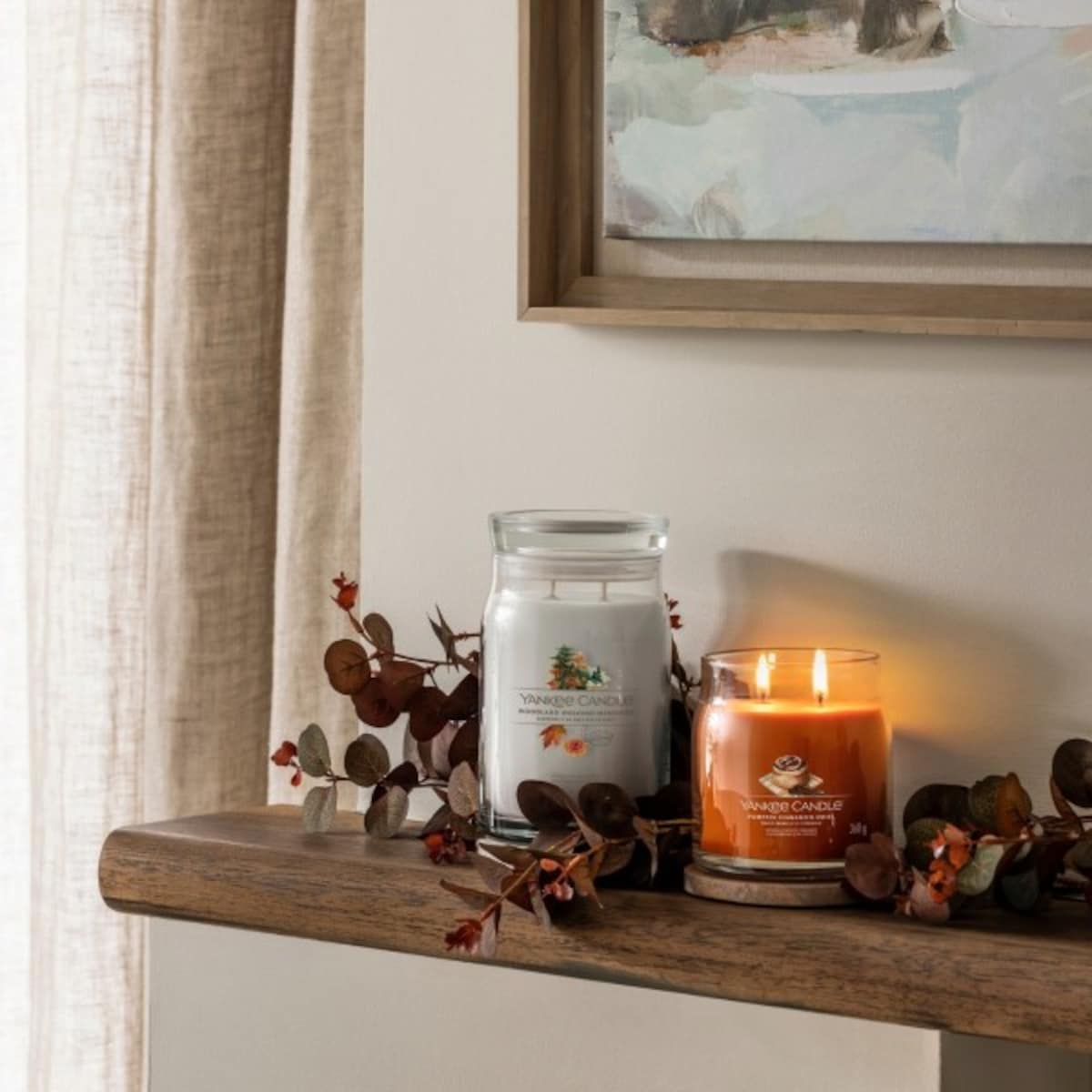 YC SIG.– Świeca średnia PUMPKIN CINNAMON SWIRL