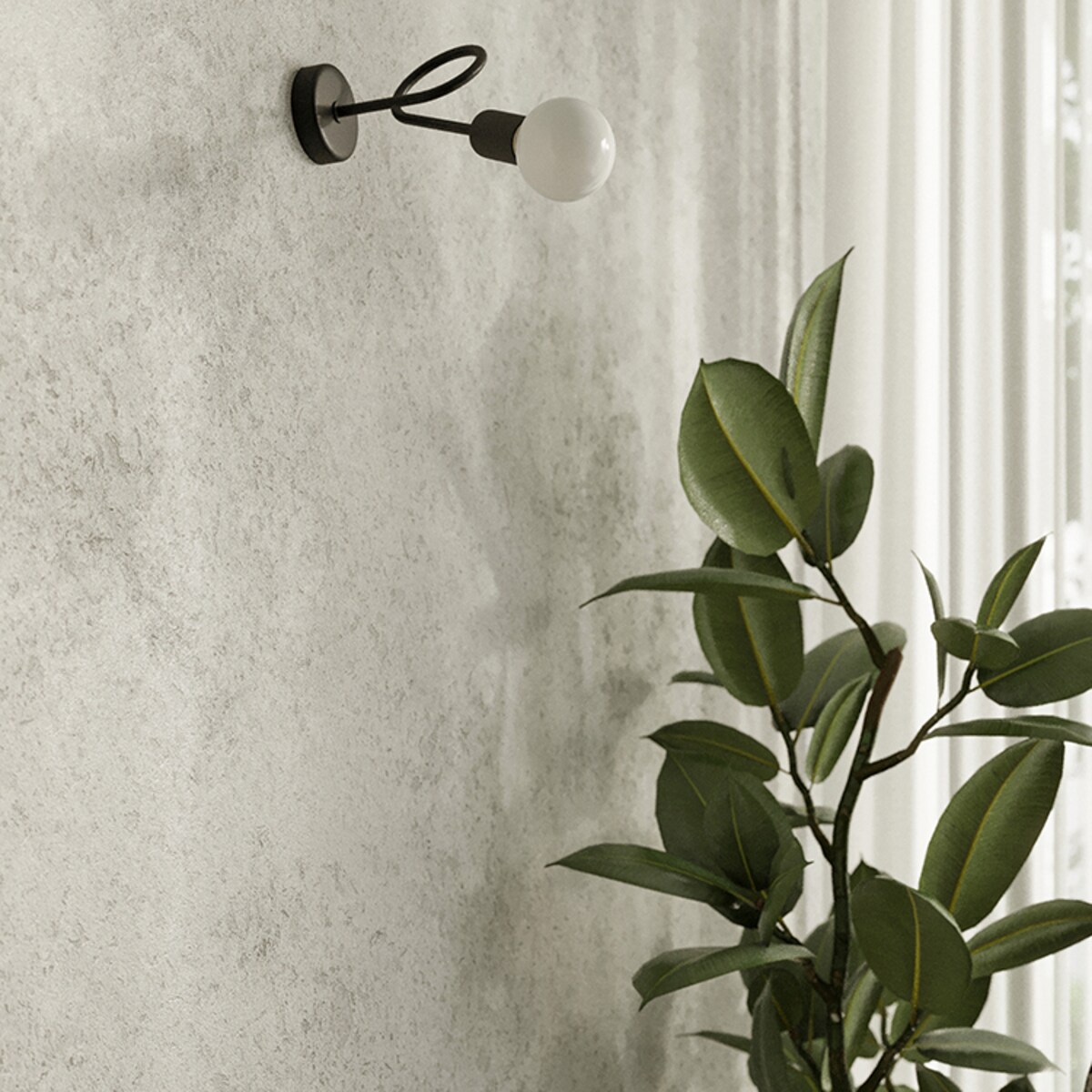 Żyrandol SUPEŁ 5 czarny