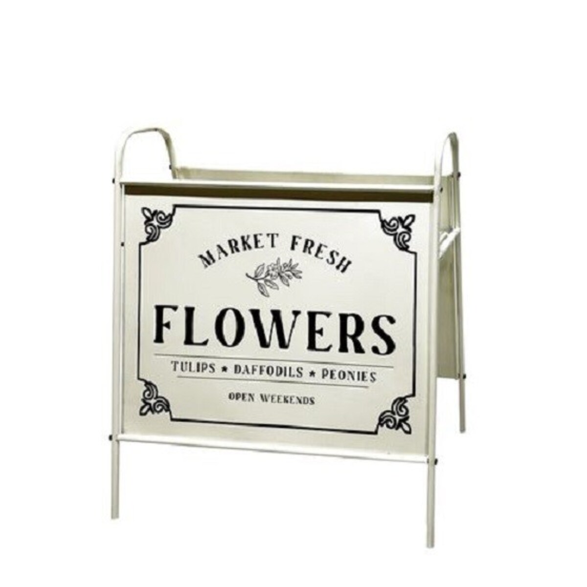 Osłonka metalowa 63x40x74 cm kwietnik MARKET FRESH