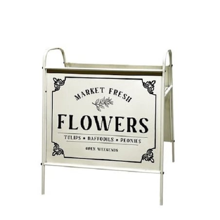 Osłonka metalowa 63x40x74 cm kwietnik MARKET FRESH