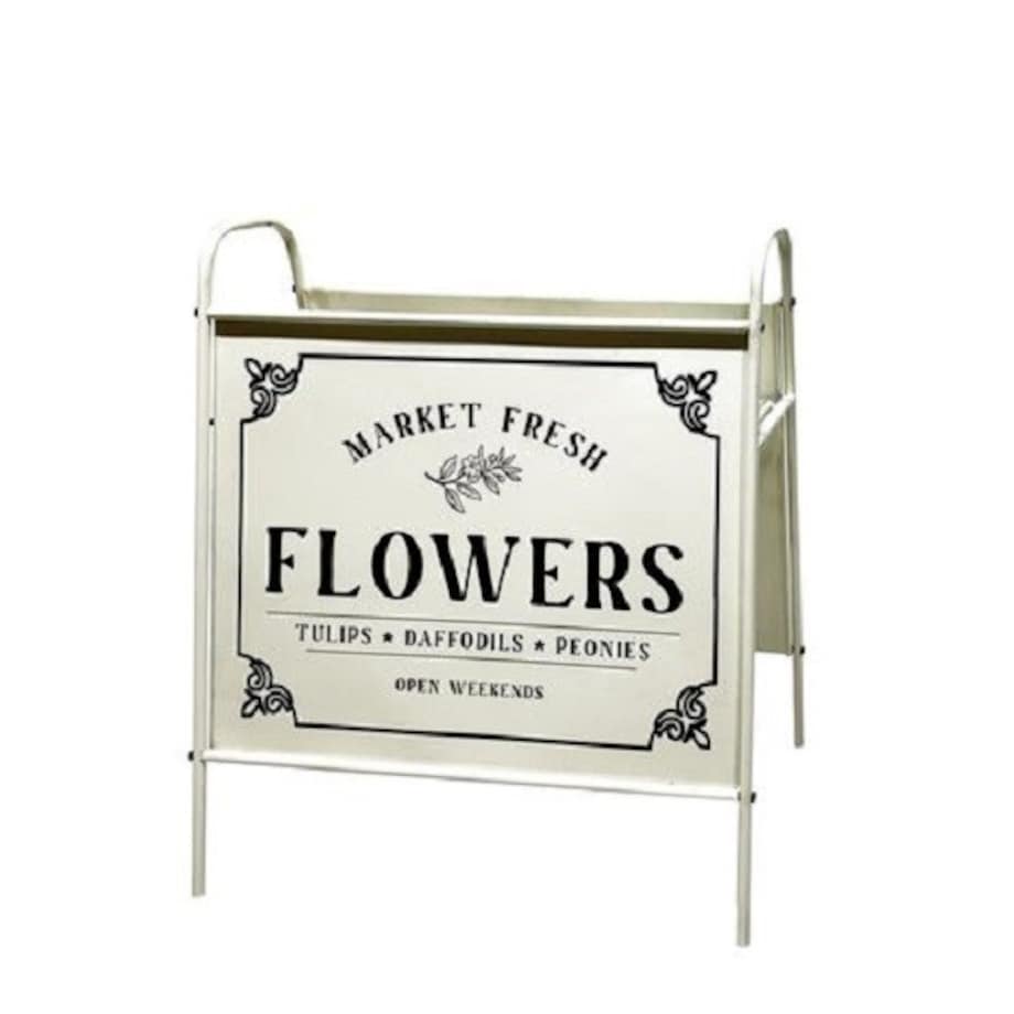 Osłonka metalowa 63x40x74 cm kwietnik MARKET FRESH