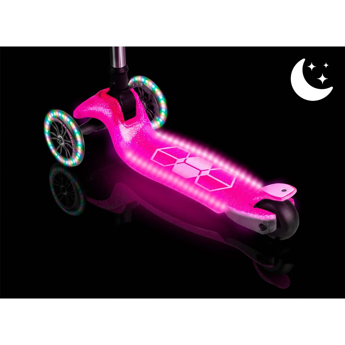 Hulajnoga trójkołowa dla dzieci Ricokids Jelly balansowa świecąca w ciemności 765901