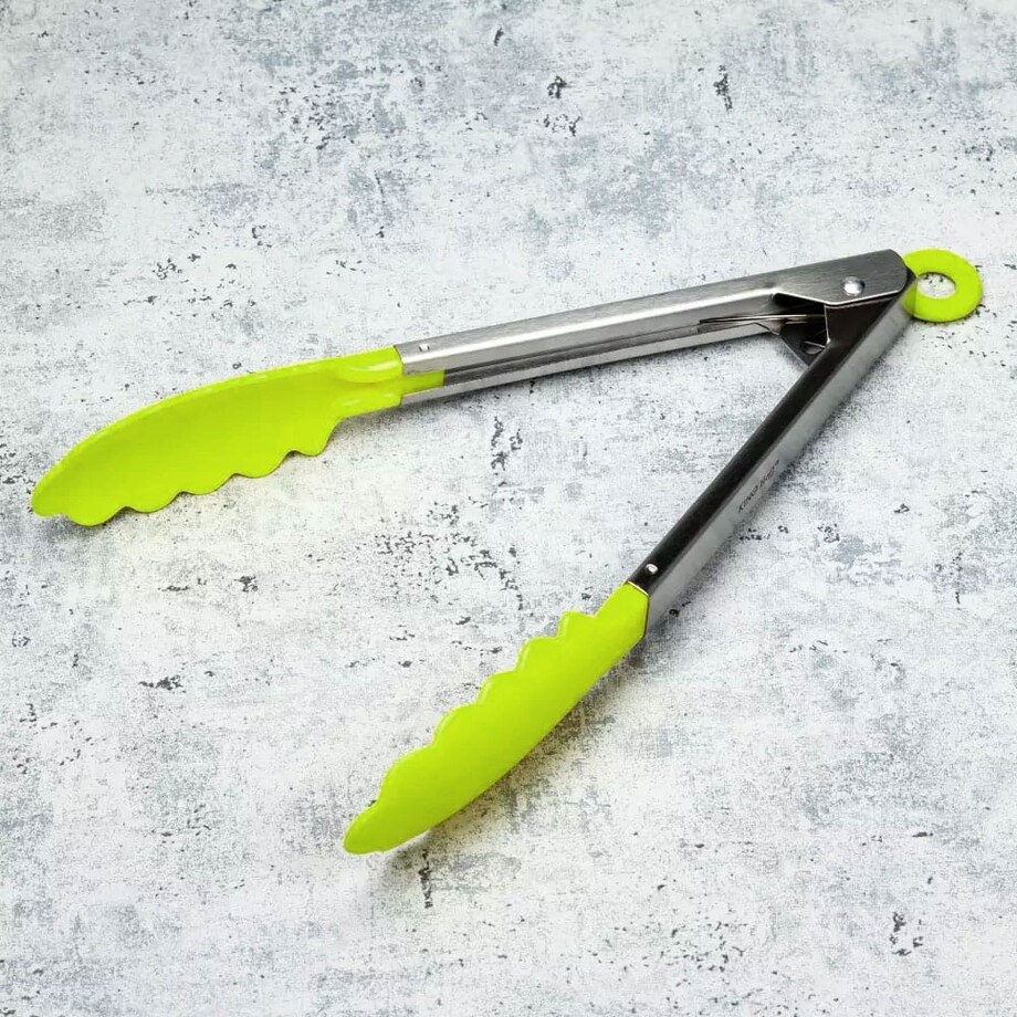 Szczypce kuchenne nylonowe 23cm KINGHOFF zielone
