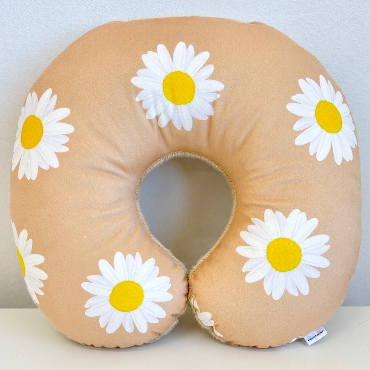 Poduszka podróżna rogal w Stokrotki