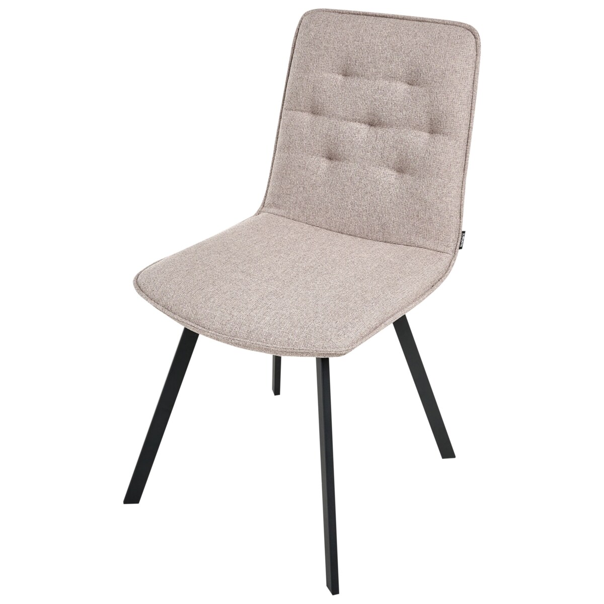 Zestaw 2 krzeseł do jadalni CARVER Jasnobrązowy