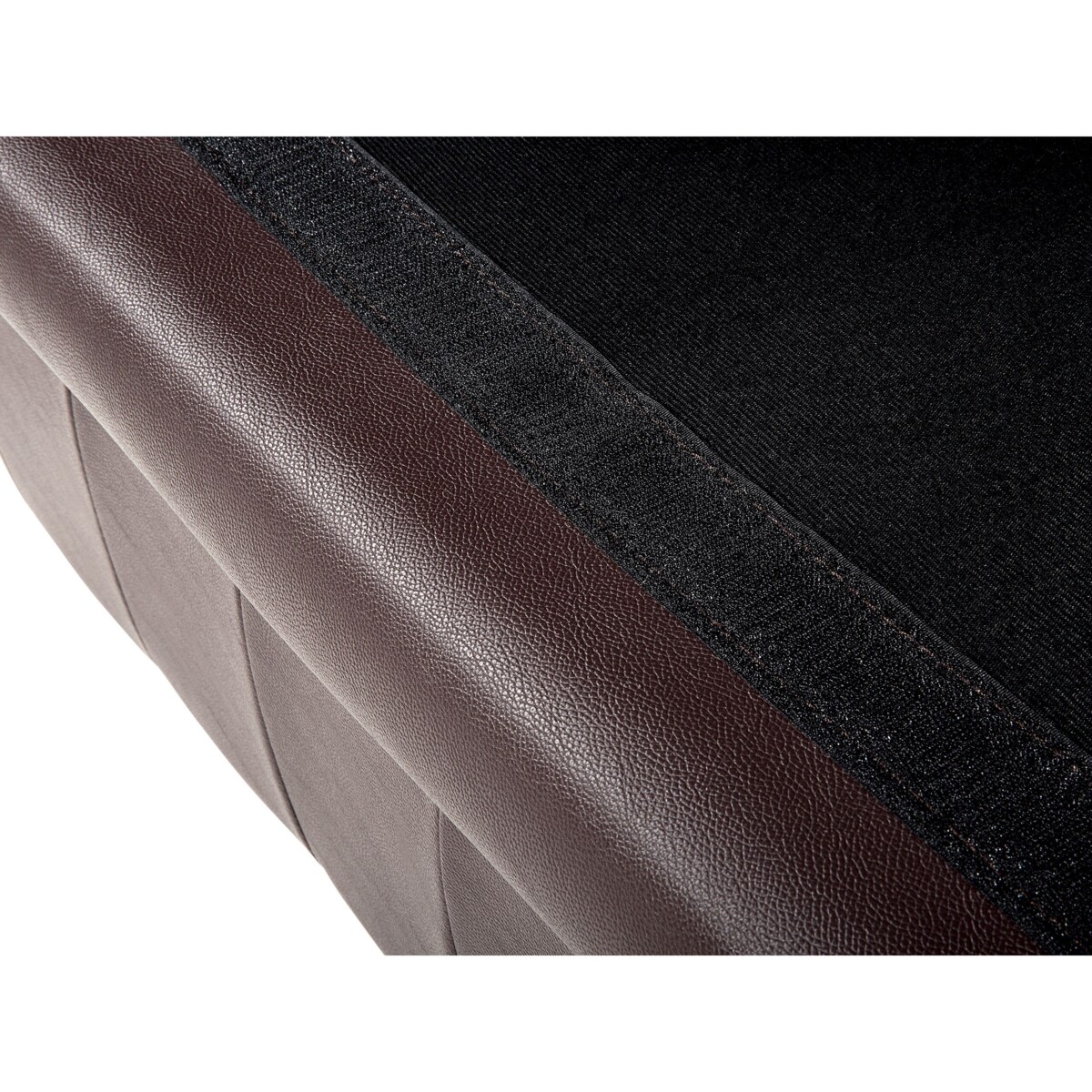 Sofa 3-osobowa skórzana brązowa CHESTERFIELD