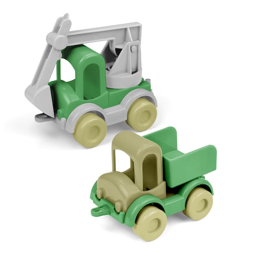 Replay Kid Cars Zestaw WADER Wywrotka i Koparka Zabawki Pojazdy Dla Dzieci