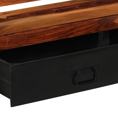 vidaXL Szafka pod TV, 120 x 30 x 40 cm, lite drewno akacjowe