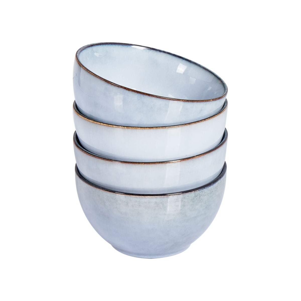 Zestaw 4 misek JUNIPER Kamionka Błękitny