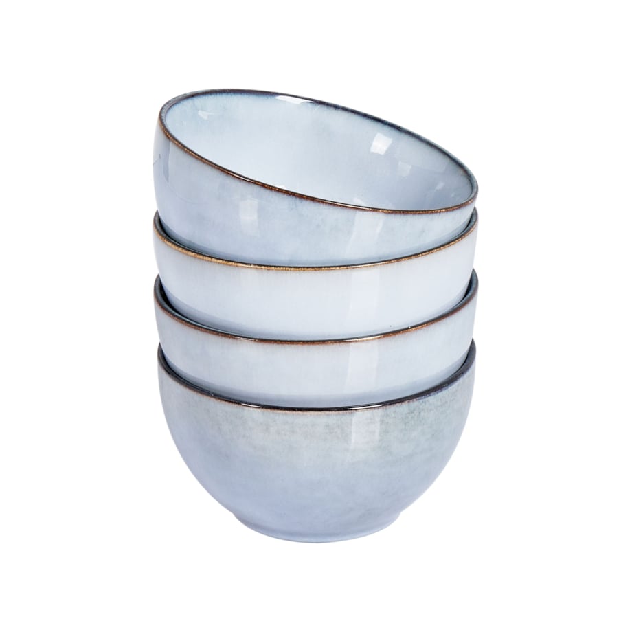 Zestaw 4 misek JUNIPER Kamionka Błękitny