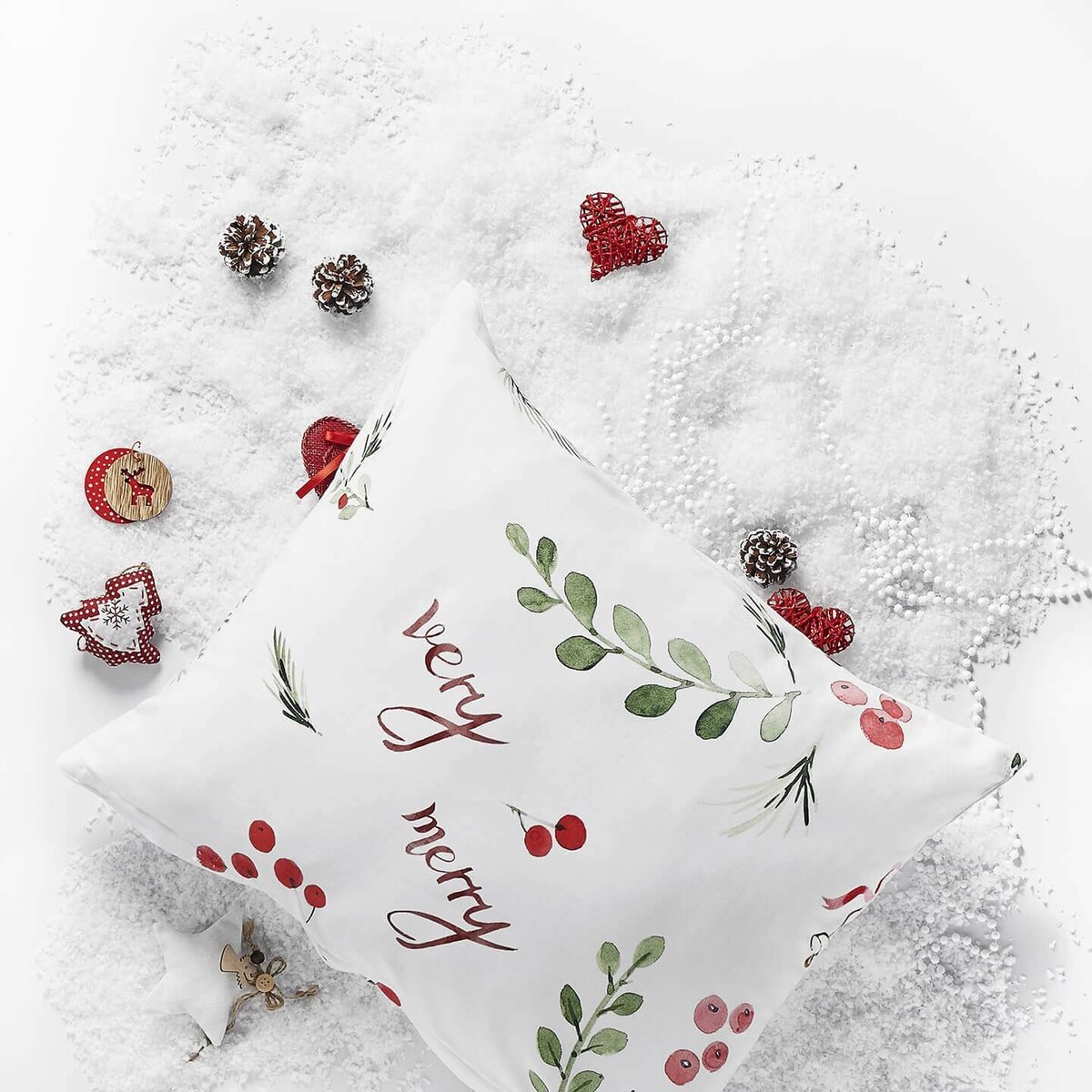 Pościel świąteczna Very merry 240x220 + 2x 50x60 cm