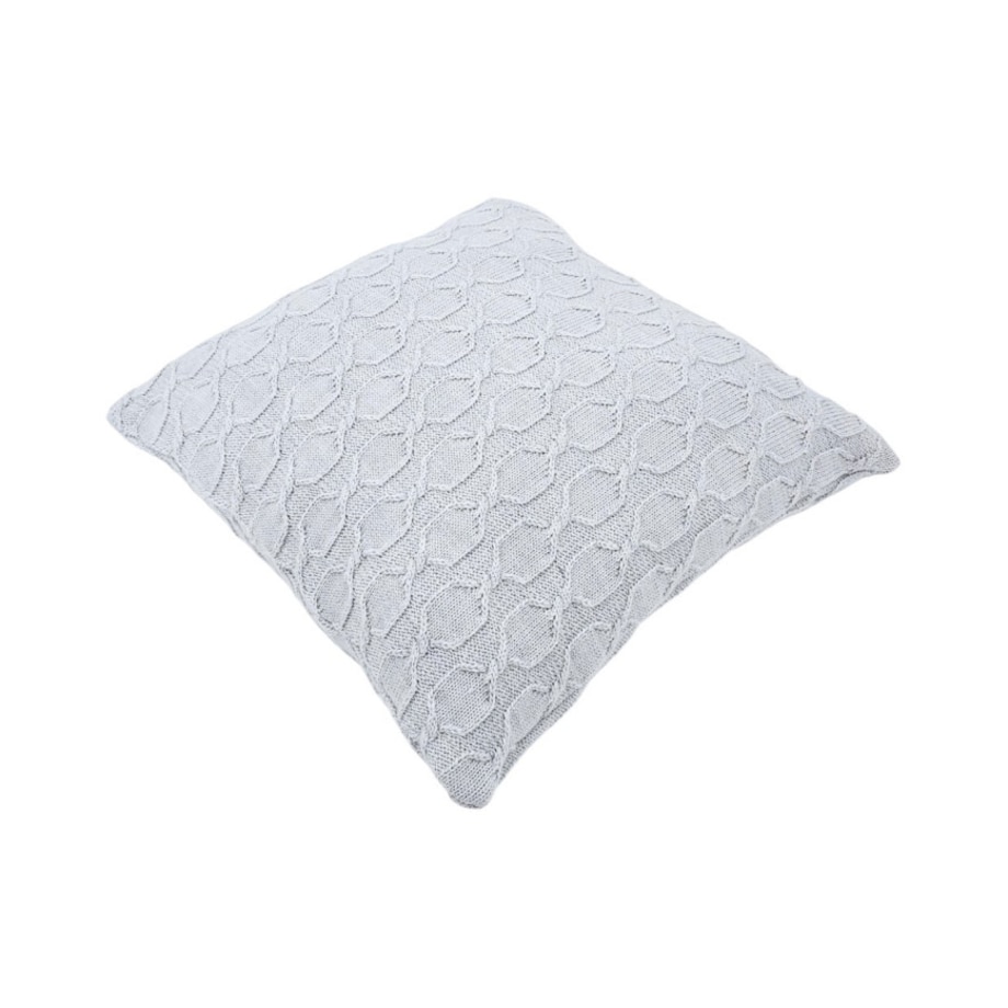 Poszewka na poduszkę z wełną z Alpaki 45x45 cm MODENA SZARA