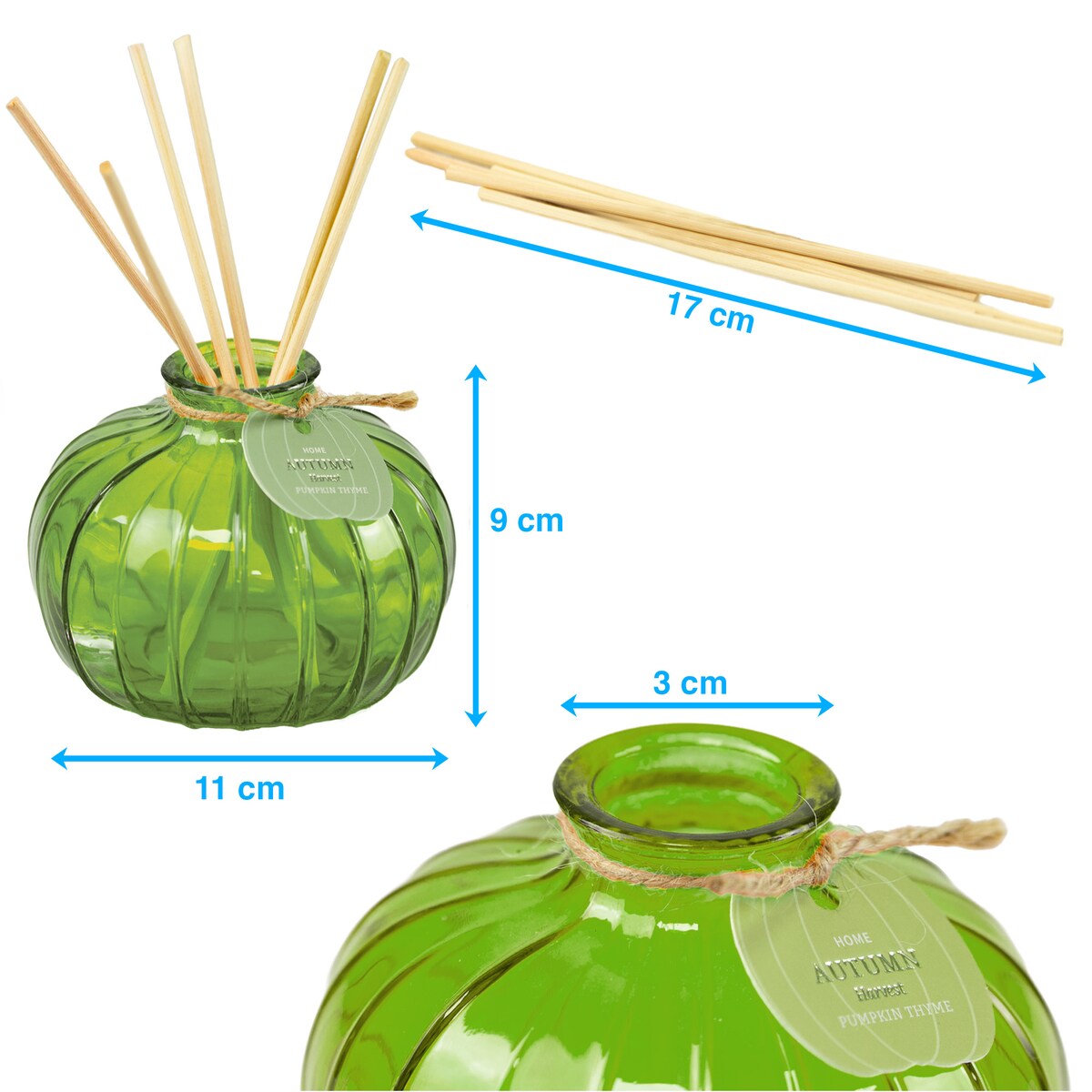 Patyczki Zapachowe Dyfuzor Zapachowy Z Patyczkami Dynia Dekoracja Jesienna Na Halloween