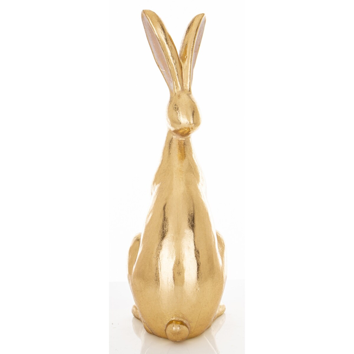 Dekoracja - złoty królik 30x10x12 cm SVELTA