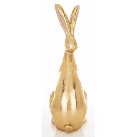 Dekoracja - złoty królik 30x10x12 cm SVELTA