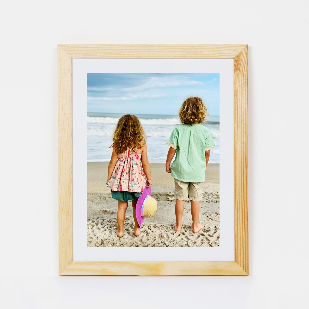 Ramka na zdjęcia 24x30 cm ramka z drewna surowego pion poziom ramka prostokątna RAW DIY