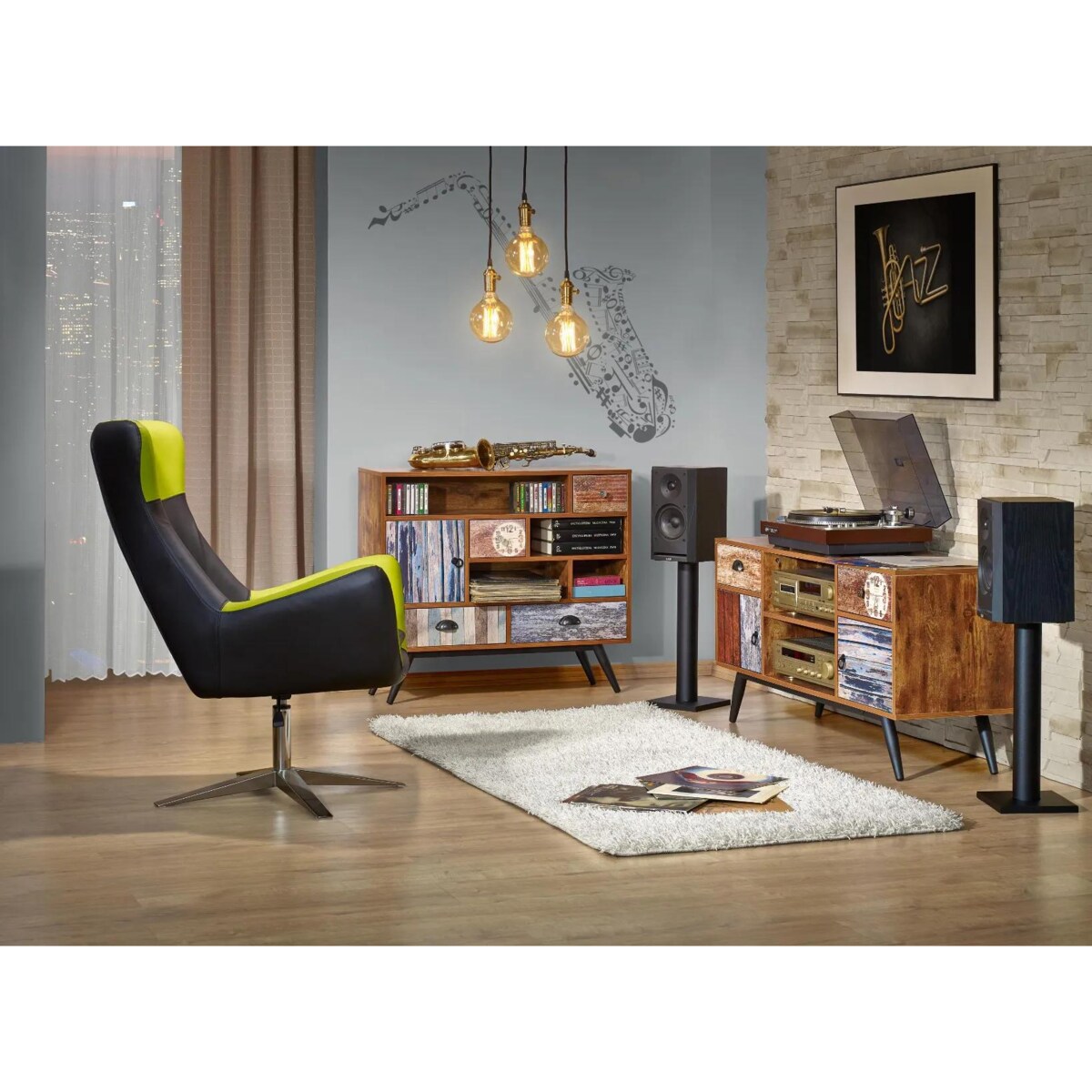 Komoda MEZO 90 KM-3 wielokolorowa