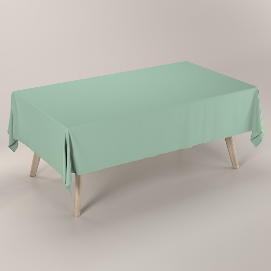 Obrus prostokątny 130 x 210 cm zieleń eukaliptusa