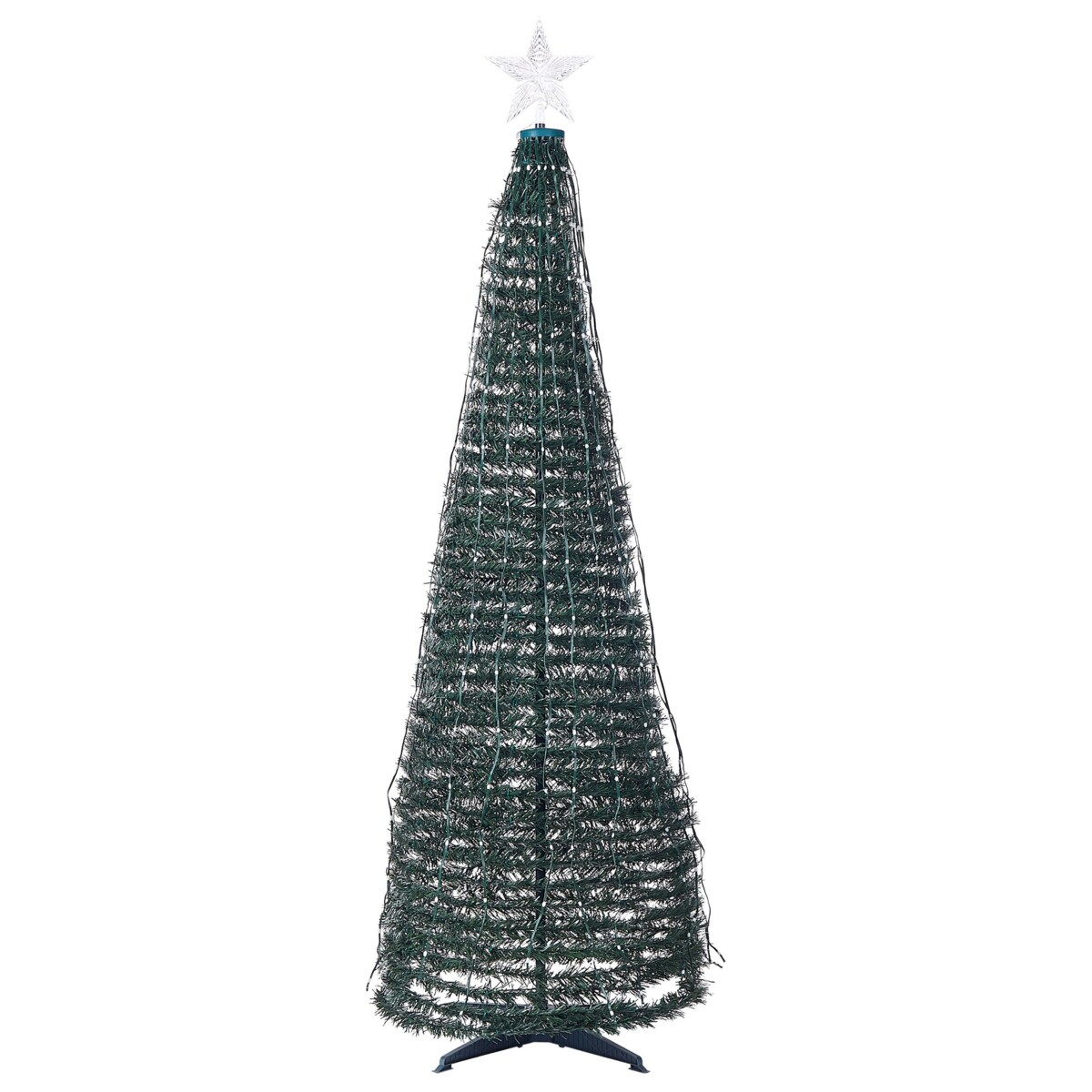 Choinka ze światełkami 188 cm Zielony SAARLOQ