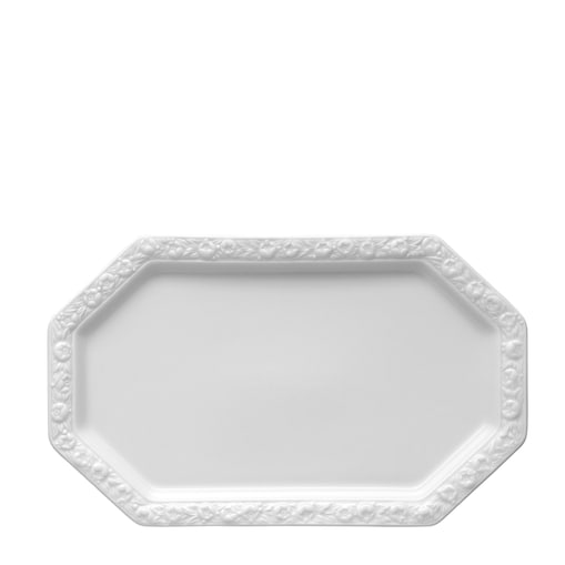 Taca na cukiernicę i mlecznik 27 cm Maria Biała Rosenthal