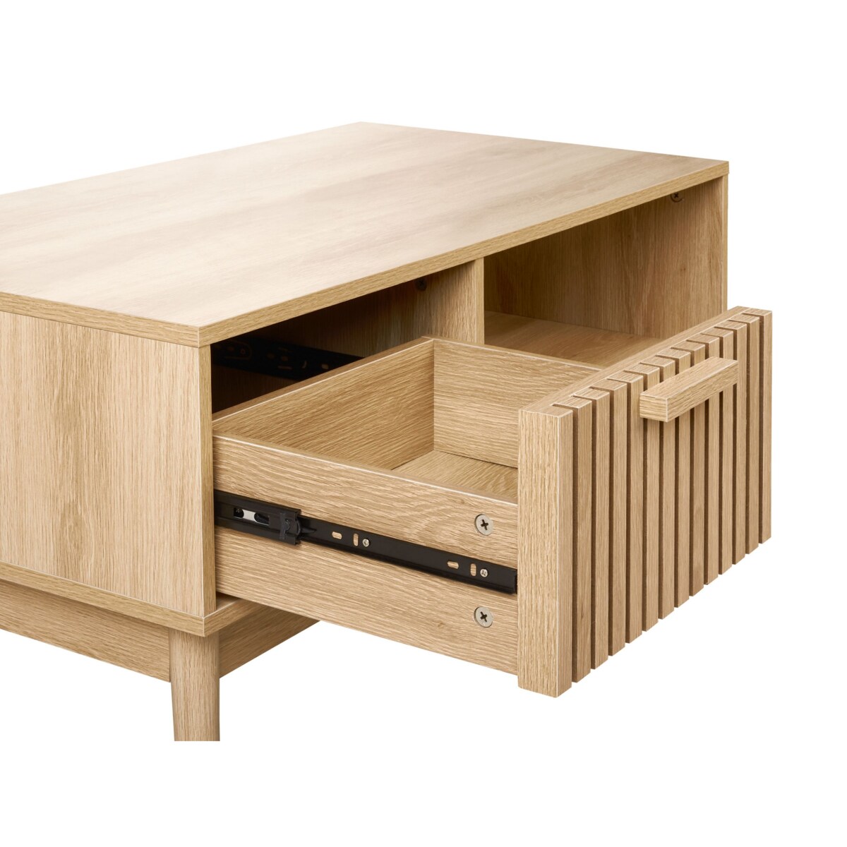 Stolik kawowy MDF Płyta pilśniowa Jasne drewno LYNWOOD