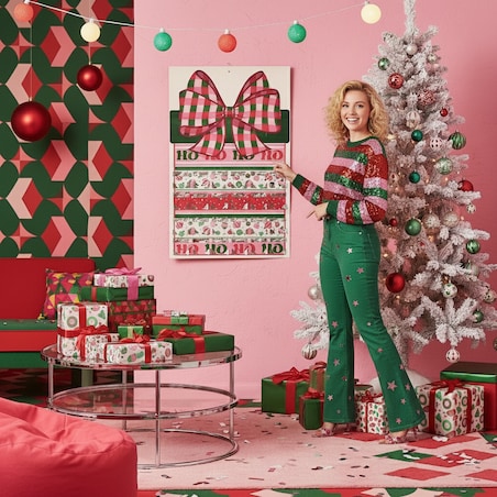 MAXI Kalendarz adwentowy z kawą i herbatą Christmas Countdown - 24 różne saszetki z kawą mieloną i aromatycznym suszem, prezent, upominek, podarunek na Mikołaja Mikołajki