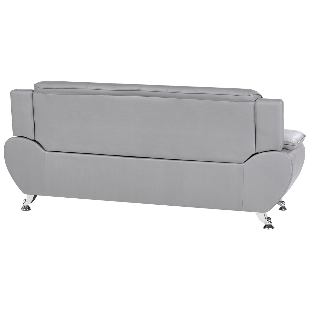 Sofa dla 3 osób LEIRA Ekoskóra Szary