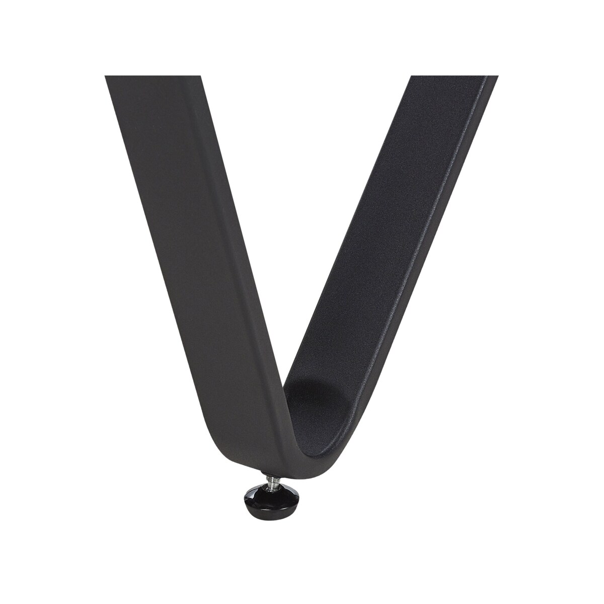 Stół do jadalni 180 x 90 cm efekt betonu z czarnym BANDURA