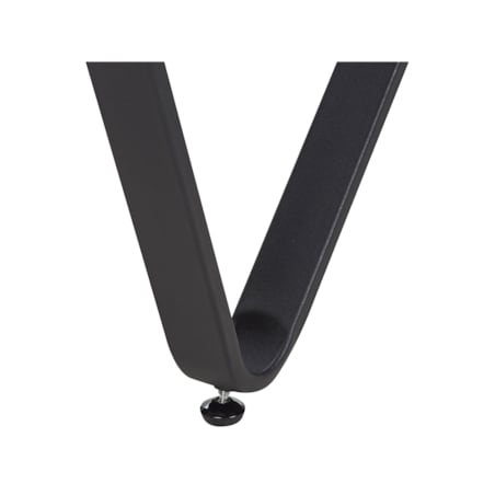 Stół do jadalni 180 x 90 cm efekt betonu z czarnym BANDURA