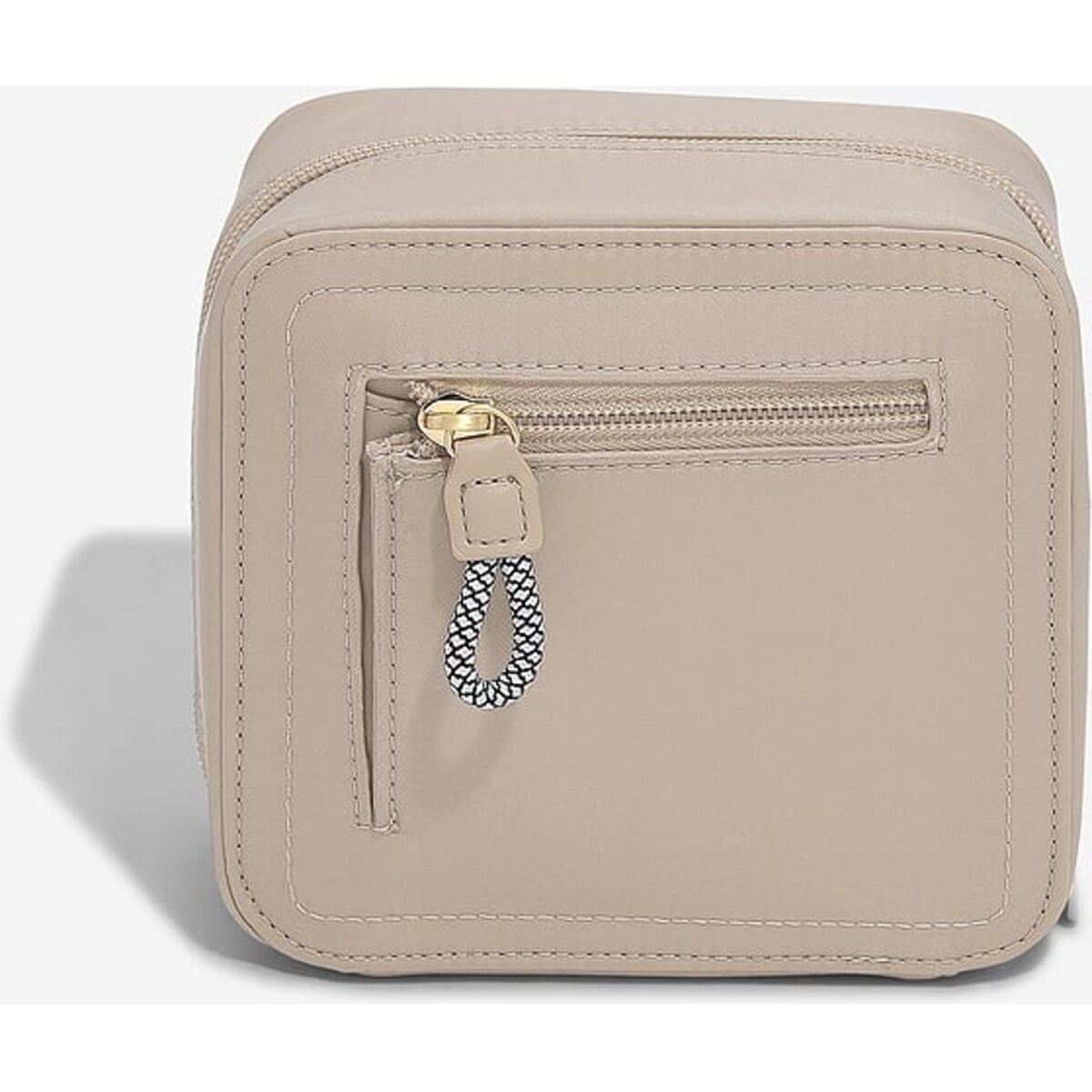 Etui na ładowarki i słuchawki Stackers beżowoszare nylonowe