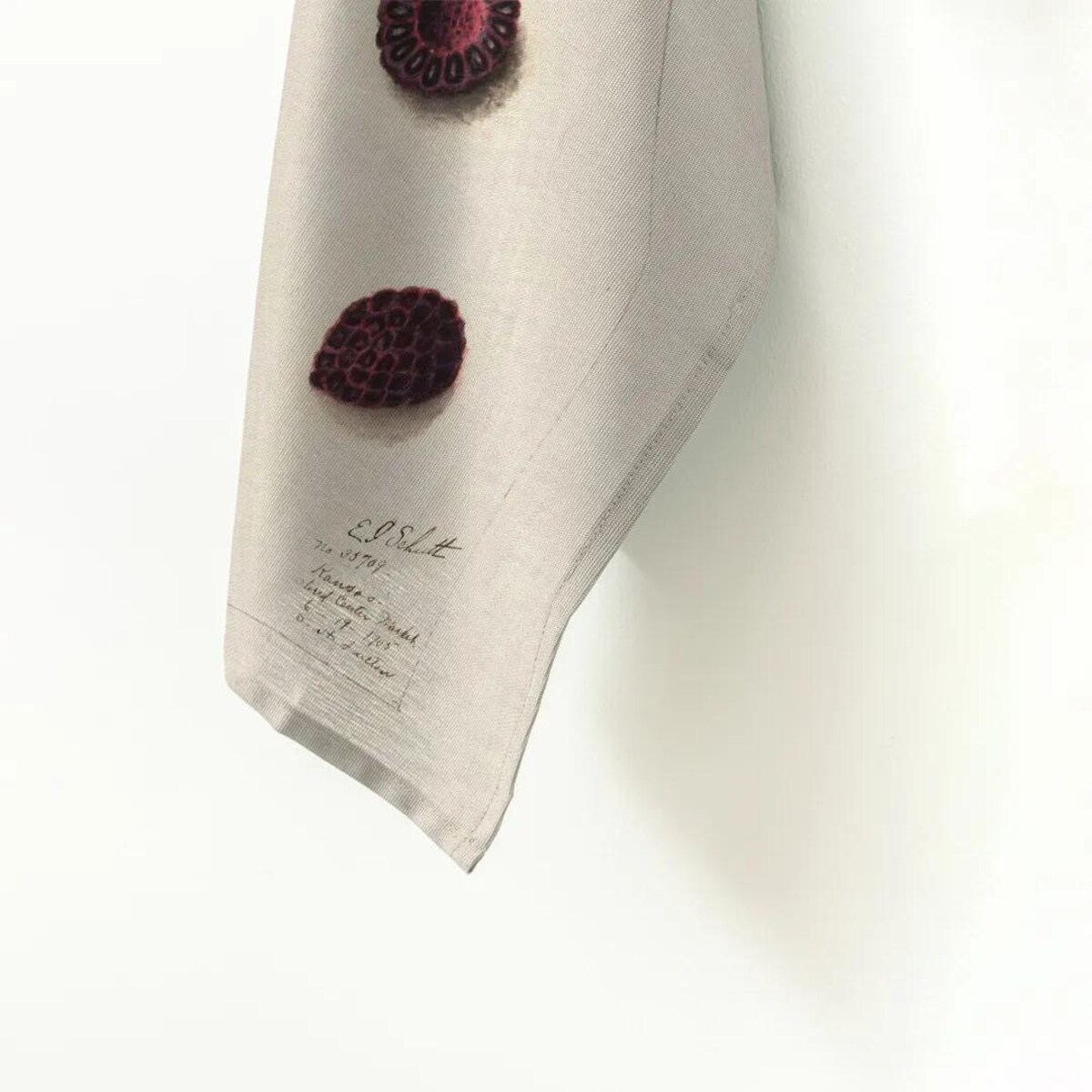 Lniany ręcznik kuchenny - Malinki