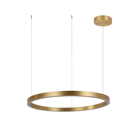Złoty pierścień wiszący Midway LP-033/1P Light Prestige ring LED 3000K 35W