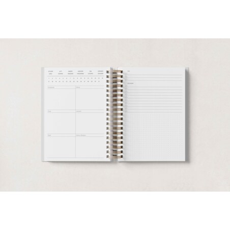 PLANNER NIEDATOWANY TYGODNIOWY – WHITE BEET