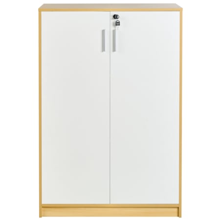 Szafka biurowa ZEHNA Jasny brąz/ biały