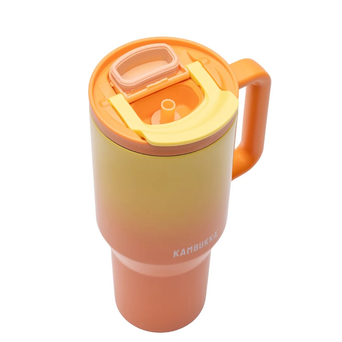 Kubek termiczny ze słomką Rio 950ml - Soft Sunrise
