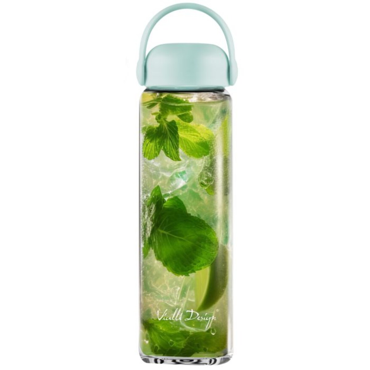 Szklana butelka na wodę Fuori 540 ml miętowa 30251