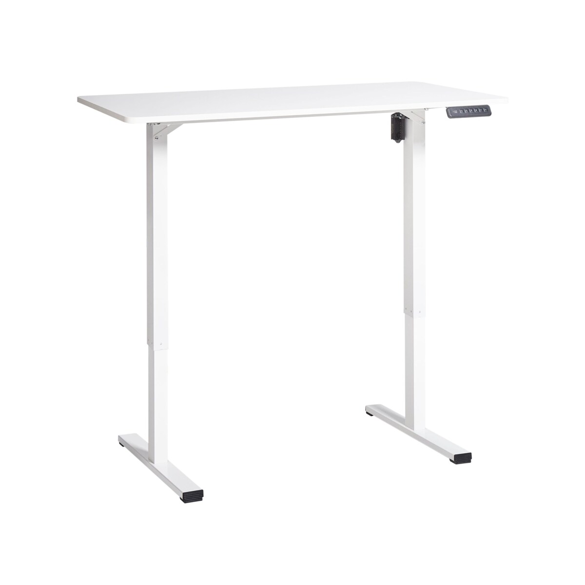 Biurko regulowane elektrycznie 120 x 60 cm białe TAVARES