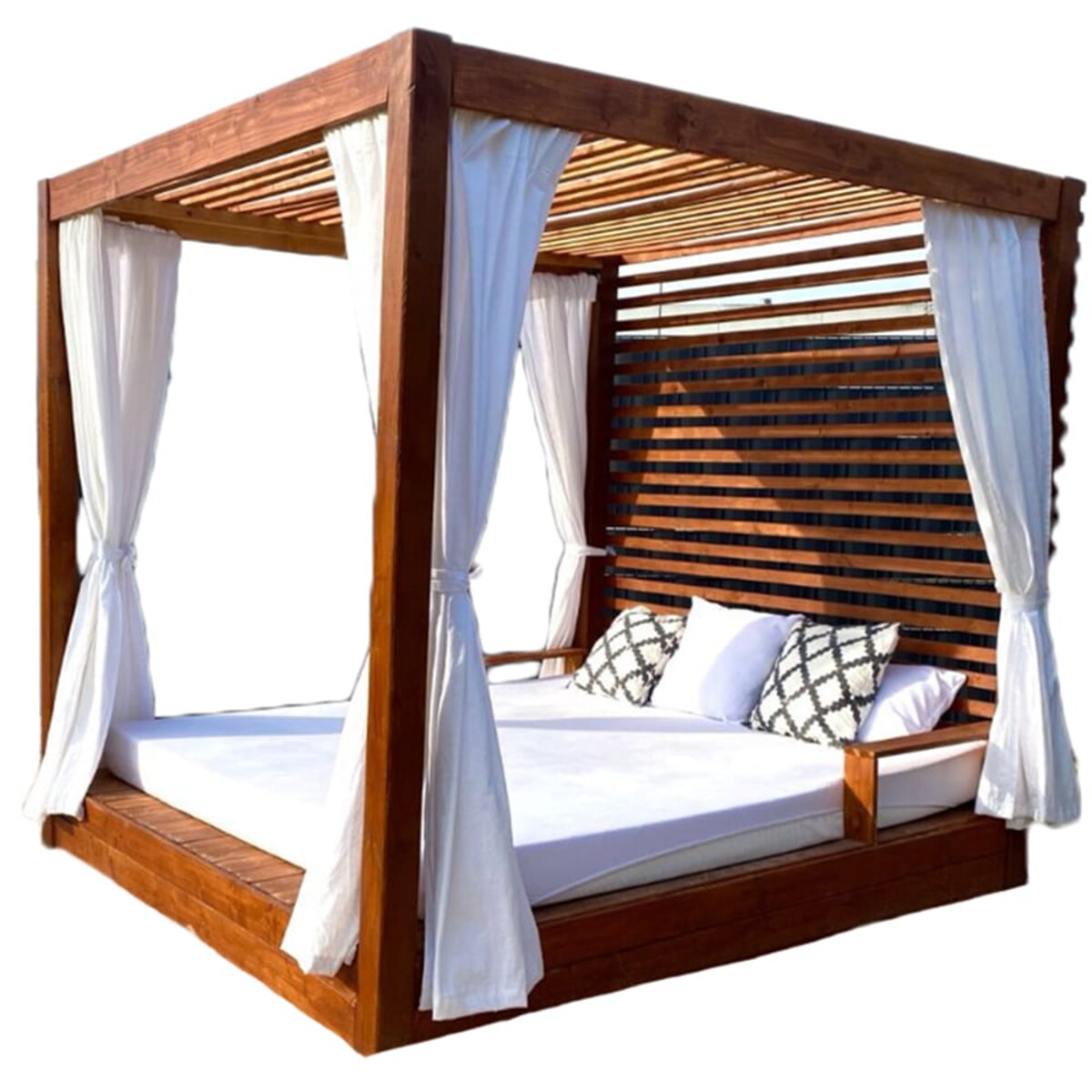 Zasłony na taras ogrodowe balkon beżowe 140x250 taśma tunel