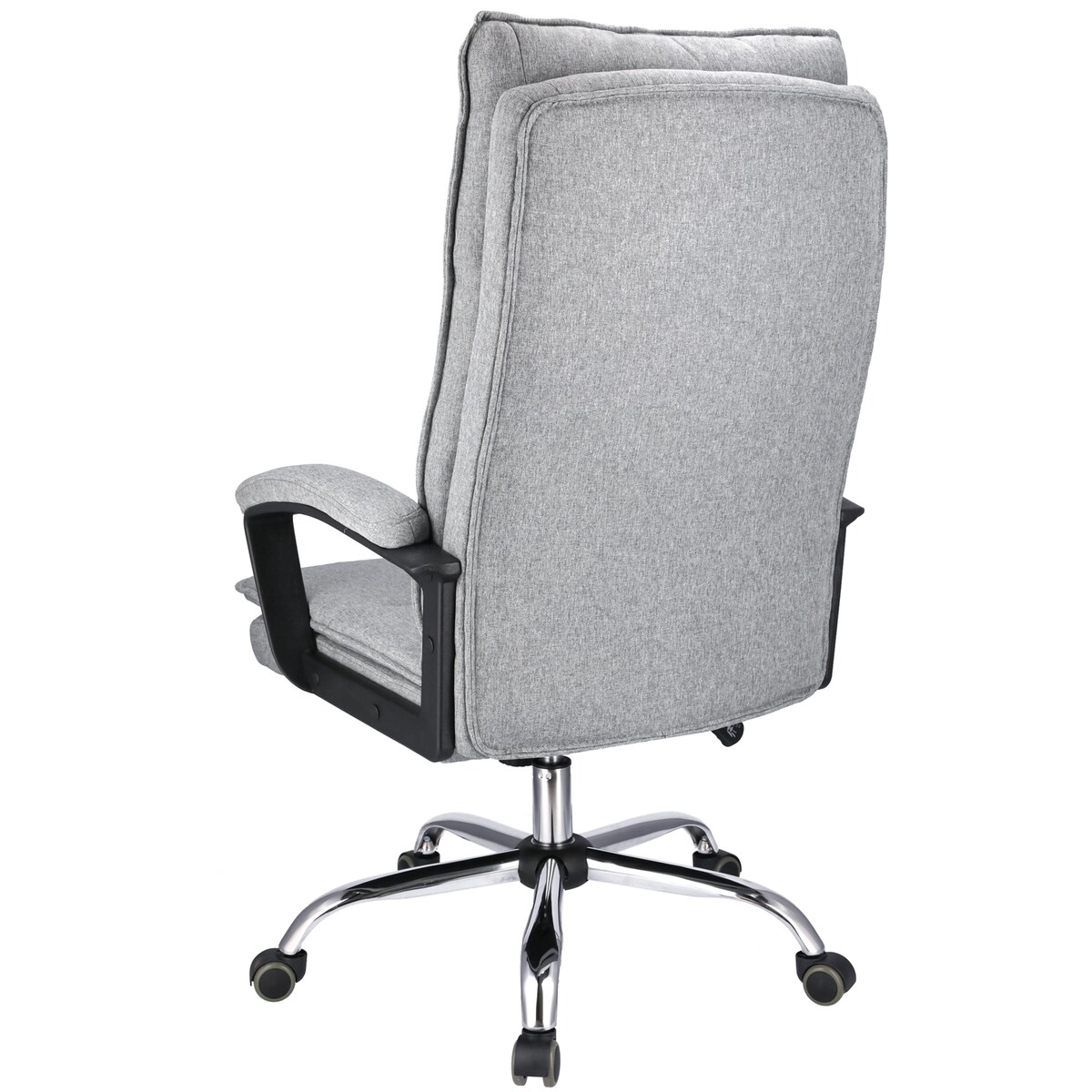 Fotel biurowy ESPO tkanina jasny szary