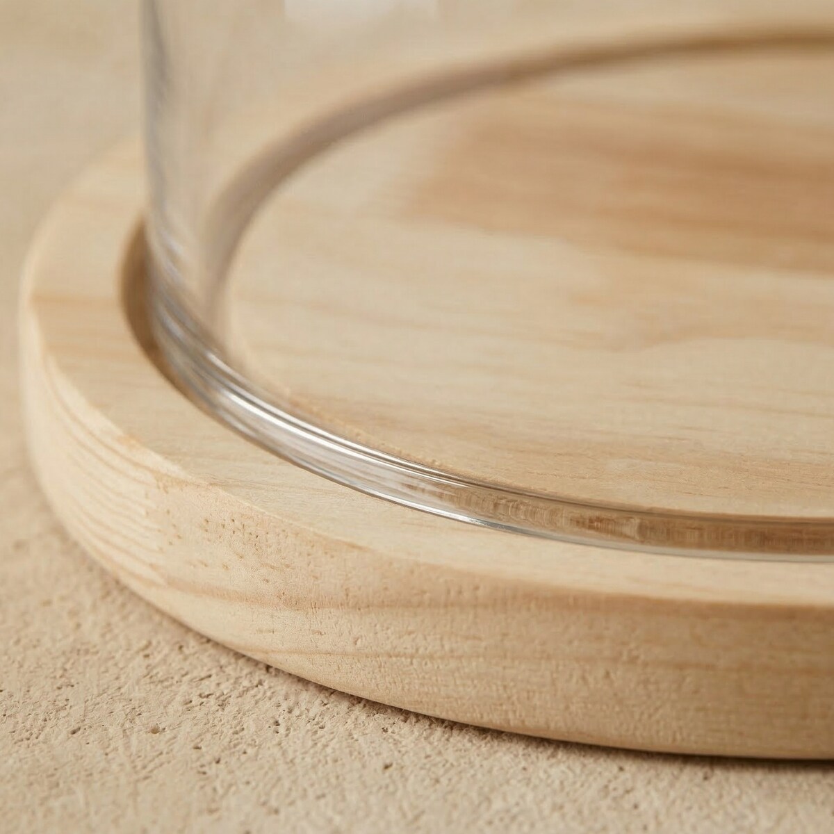 Kopuła dekoracyjna ze szklanym kloszem AURA, 30 cm