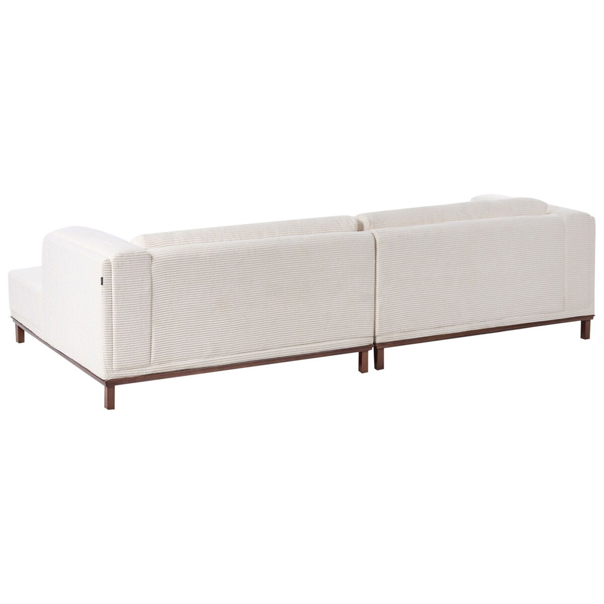 Narożnik dla 4 osób VENG Sztruks Jasnobeżowy