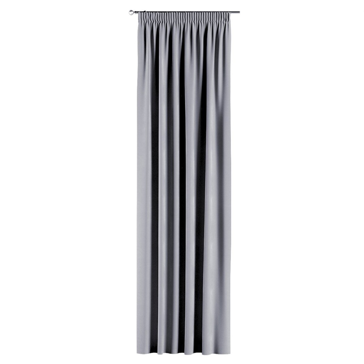 Zasłona na taśmie marszczącej 1 szt. 130x245 srebrzysty szary