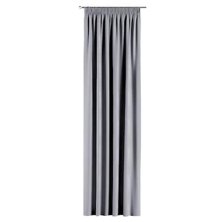 Zasłona na taśmie marszczącej 1 szt. 130x245 srebrzysty szary