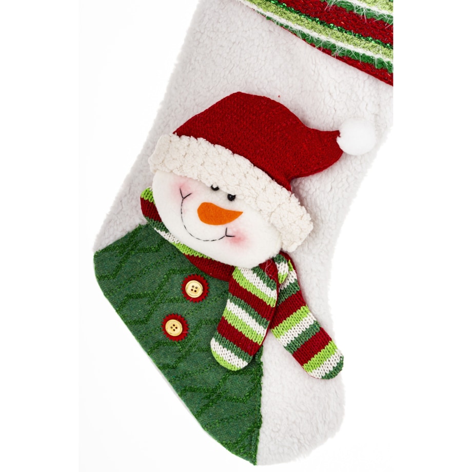 Skarpeta na prezenty 46x26x4 cm NEGULO w czerwonej czapce