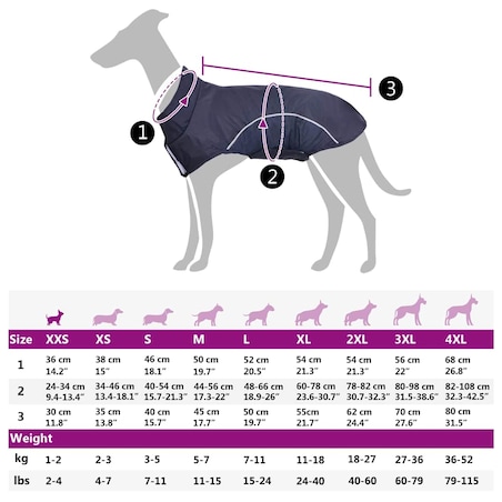 vidaXL Płaszcz przeciwdeszczowy dla psa z odblaskowymi paskami