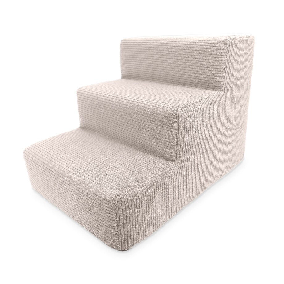 Schodki dla psa kota beżowe 3 stopniowe